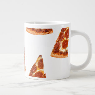 Taza De Café Gigante rebanada de pizza de pepperoni clásica de Slippery
