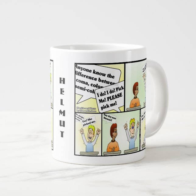 Taza De Café Gigante ¡Recógeme! Mug de especialidad (Derecha)