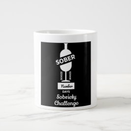 Taza De Café Gigante Recuperación de adictos alcohólicos AF Sober