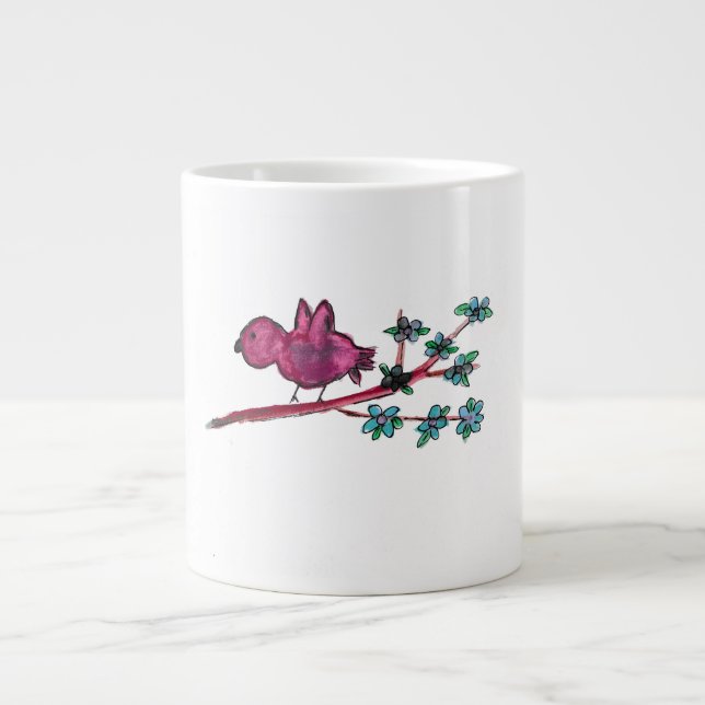 Taza De Café Gigante Red Bird (Frente)