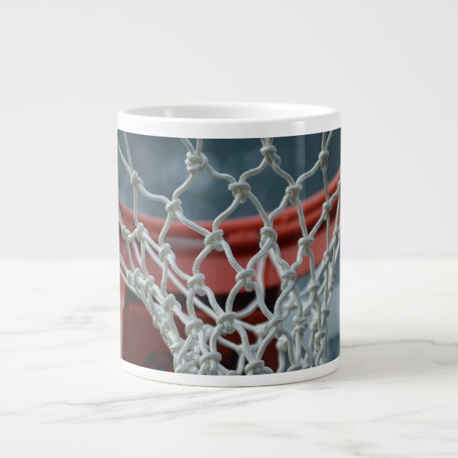 Taza De Café Gigante Red de baloncesto (Frente)