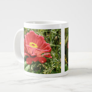 Taza De Café Gigante Red Zinnia Mug