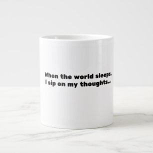 Taza De Café Gigante “Reflejos de Medianoche”