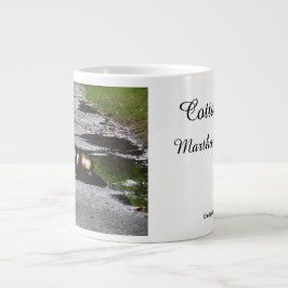 Taza De Café Gigante Reflexión de la ventana del tabernáculo - Viñedo d