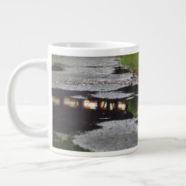 Taza De Café Gigante Reflexión de la ventana del tabernáculo - Viñedo d
