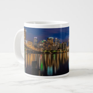Taza De Café Gigante Reflexiones de Pittsburgh