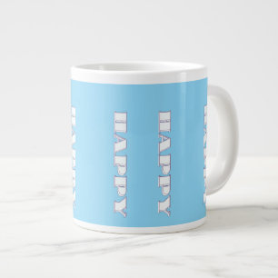 Taza De Café Gigante Regalo Cielo Azul Logo FELIZ