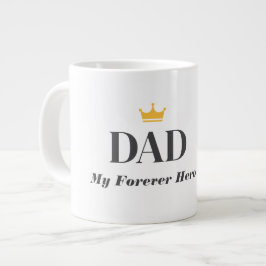 Taza De Café Gigante Regalo con nombre personalizado para papá 