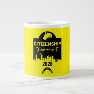 Taza De Café Gigante Regalo de ciudadanía australiana
