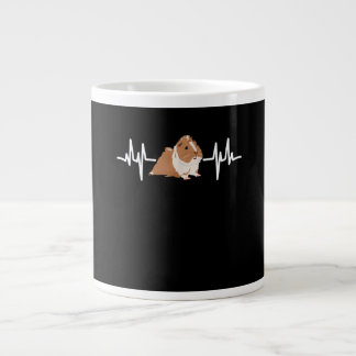 Taza De Café Gigante Regalo de disfraces Guinea Corazón de cerdo