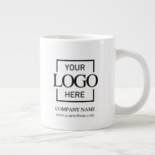 Taza De Café Gigante Regalo de empleado con logotipo corporativo person