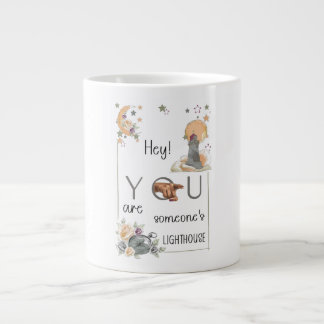 Taza De Café Gigante Regalo de Faro Inspirador Recordatorio Positivo