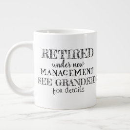 Taza De Café Gigante Regalo de foto personalizable para celebrar la jub