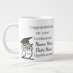 Taza De Café Gigante Regalo de Graduación Personalizado para Ella – Nom