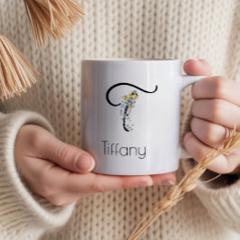 Taza De Café Gigante Regalo de jubilación monograma de empleador acuare