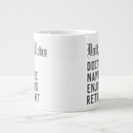 Taza De Café Gigante Regalo de jubilación para un Médica