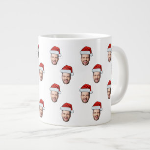 Taza De Café Gigante Regalo de Navidades de personalizado Face Photo Sa