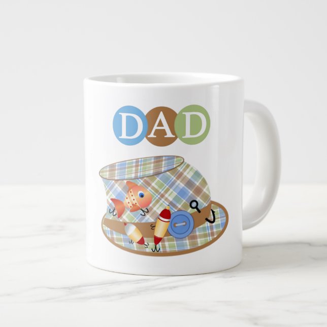 Taza De Café Gigante Regalo de papá - Jumbo Mug (Derecha)