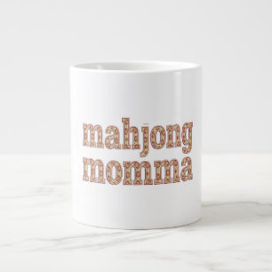 Taza De Café Gigante Regalo de patrón universitario retro de Mahjong Mo