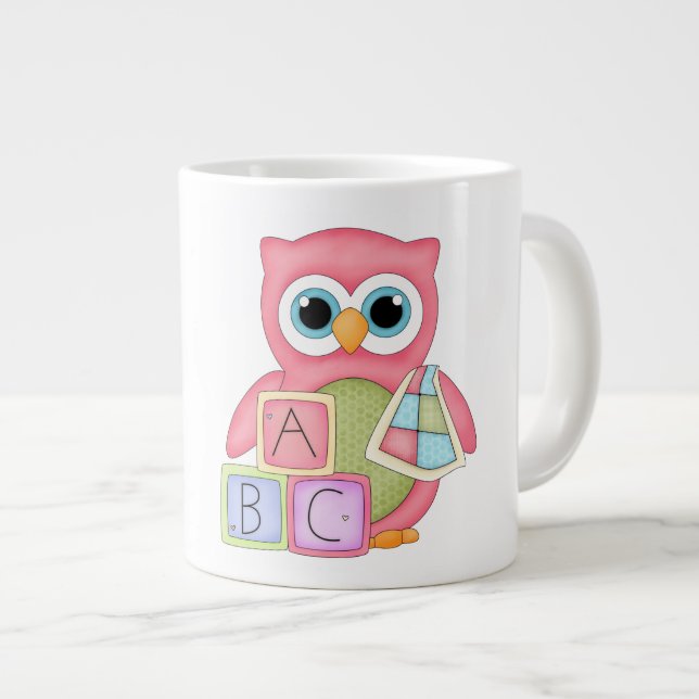 Taza De Café Gigante Regalo del bebé - Jumbo Mug (Derecha)