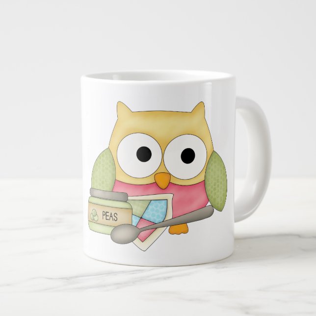 Taza De Café Gigante Regalo del bebé - Jumbo Mug (Derecha)