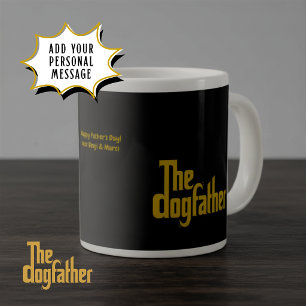 Taza De Café Gigante Regalo del Día del Padre personalizado The Dogfath