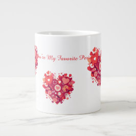Taza De Café Gigante Regalo divertido de San Valentín para parejas
