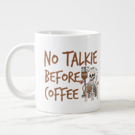 Taza De Café Gigante Regalo divertido para amantes de gatos sin charla 