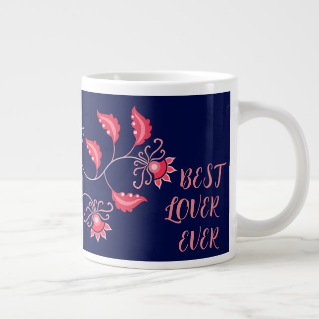 Taza De Café Gigante REGALO el día de San Valentín PARA NOVIA, ESPOSA,  (Derecha)