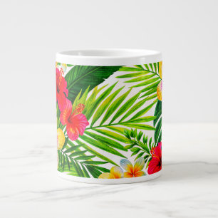 Taza De Café Gigante Regalo floral tropical