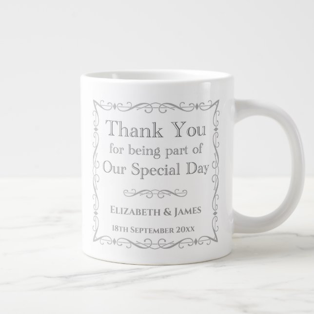 Taza De Café Gigante Regalo para Bodas (Derecha)