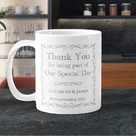Taza De Café Gigante Regalo para invitados de boda