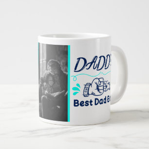 Taza De Café Gigante Regalo personalizado del Día del Padre Papá