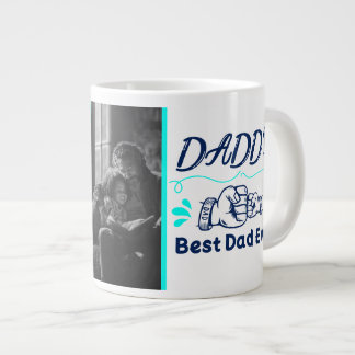 Taza De Café Gigante Regalo personalizado del Día del Padre Papá