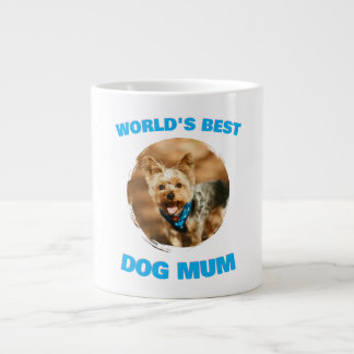 Taza De Café Gigante Regalo personalizado mínimo mejor perro gato mamá