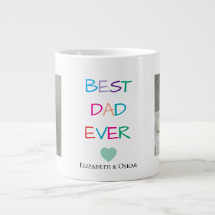 Taza De Café Gigante Regalo por el Día del Padre con nombres de niños -