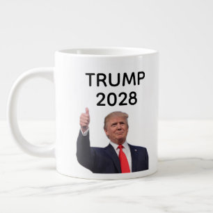 Taza De Café Gigante Regalo Trump 2028 Mejor