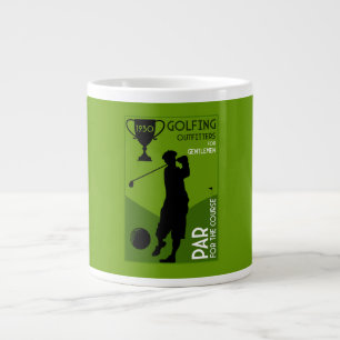 Taza De Café Gigante Regalo único de golf de época