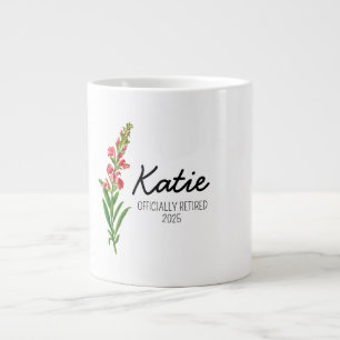 Taza De Café Gigante Regalos de jubilación personalizados para mujeres,