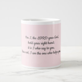 Taza De Café Gigante regalos de versos de biblia pastel