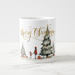 Taza De Café Gigante Regalos navideños debajo del árbol