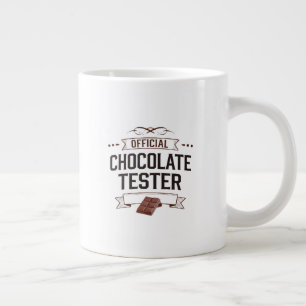 Taza De Café Gigante "Regalos oficiales de prueba de chocolate