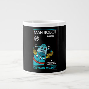 Taza De Café Gigante Regalos Robot Para Aniversario O Boda