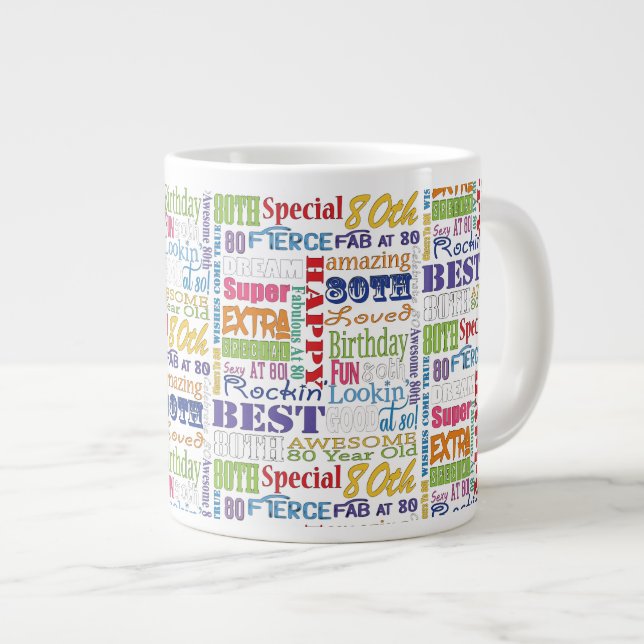 Taza De Café Gigante Regalos Únicos Y Especiales De La Fiesta De Cumple (Derecha)