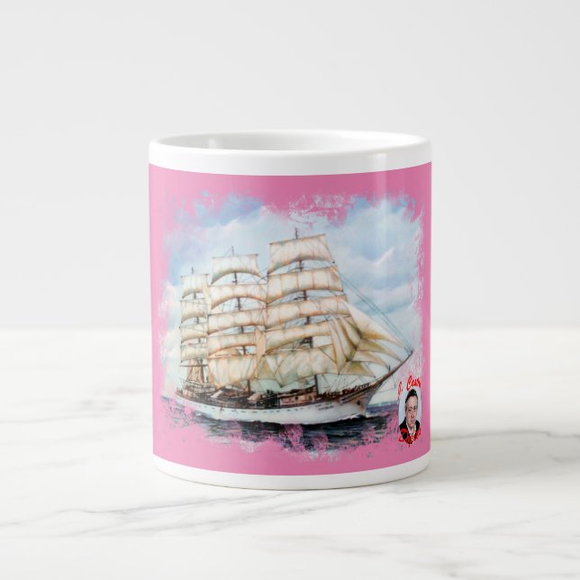 Taza De Café Gigante Regata Cutty Sark (Frente)