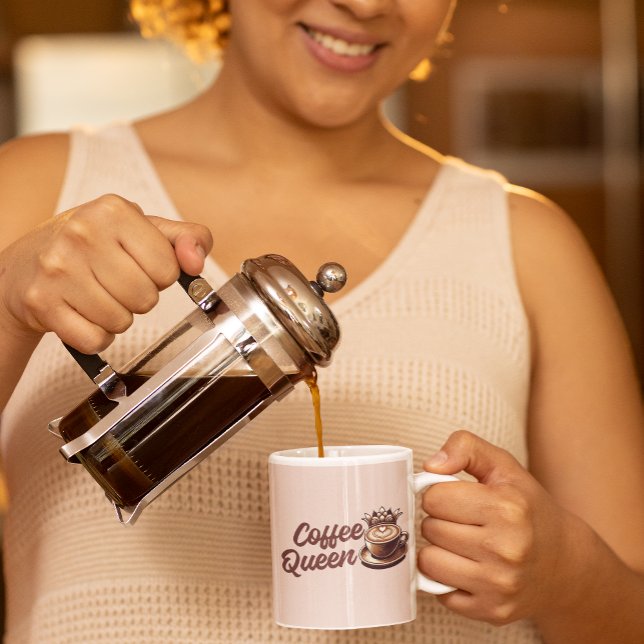 Taza De Café Gigante Reina del café (Every coffee queen needs the perfect mug for the perfect cup of coffee.)