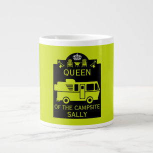 Taza De Café Gigante Reina Del Campamento