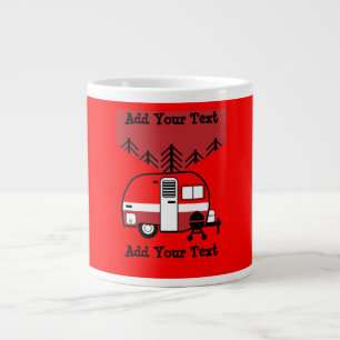 Taza De Café Gigante Reina del Camper - Gracioso Camping RV