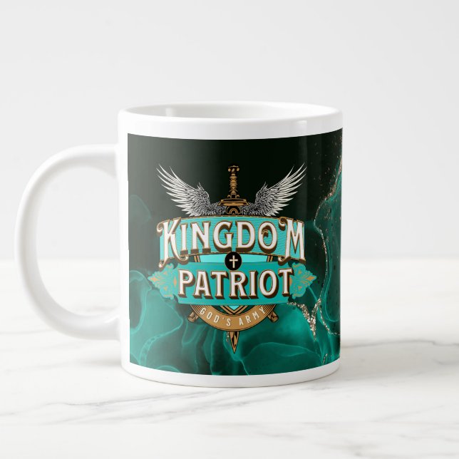 Taza De Café Gigante Reino Patriot-Jumbo Mug 20oz (Izquierda)