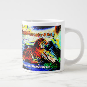 Taza De Café Gigante Relajando Tiger Bright Edición Especial